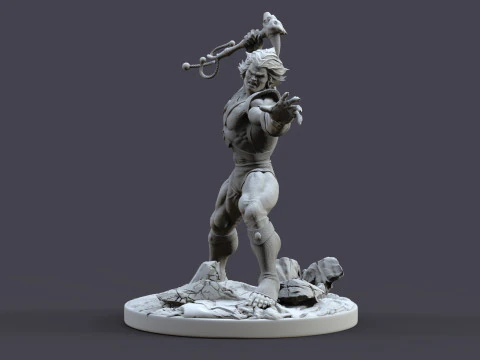Bengali Thundercats STL 3d printing by CG Pyro 3D Print Model