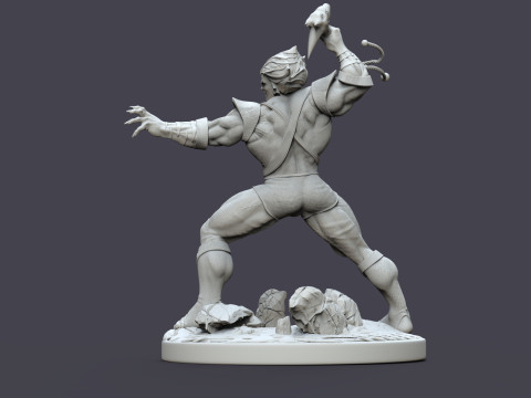 Bengali Thundercats STL 3d printing by CG Pyro 3D Baskı Modeli