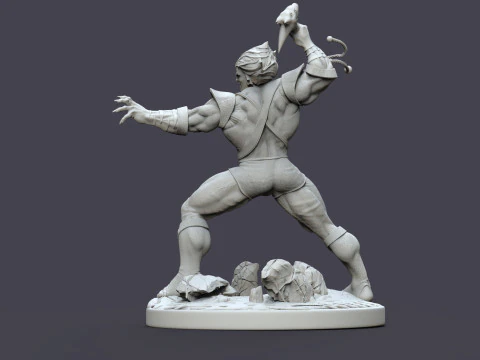 Bengali Thundercats STL 3d printing by CG Pyro 3D Print Model