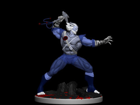 Bengali Thundercats STL 3d printing by CG Pyro 3D Baskı Modeli