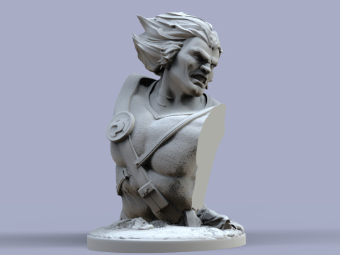 Bengali Thundercats STL 3d printing by CG Pyro 3D Baskı Modeli