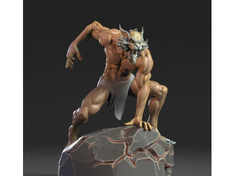Jackalman Thundercats Lunatacs STL 3d printing collectibles by CG Pyro 3D 모델