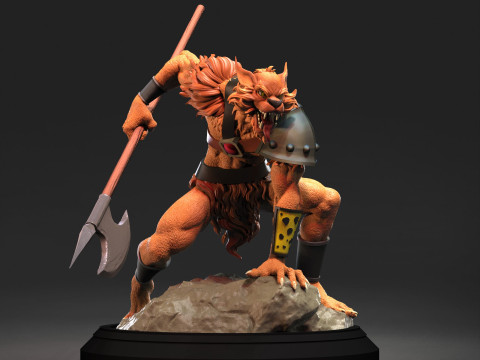 Jackalman Thundercats Lunatacs STL 3d printing collectibles by CG Pyro 3D 모델