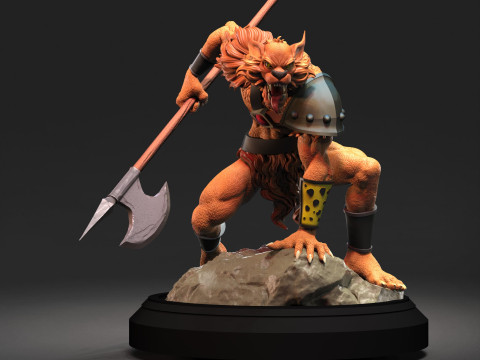 Jackalman Thundercats Lunatacs STL 3d printing collectibles by CG Pyro 3D 모델