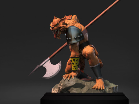 Jackalman Thundercats Lunatacs STL 3d printing collectibles by CG Pyro 3D 모델