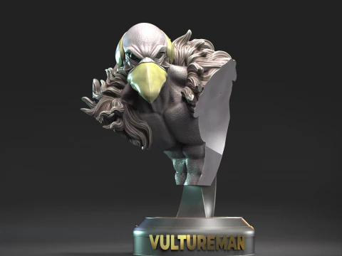 Vultureman Thundercats STL 3d printing collectibles by CG Pyro 3D Model