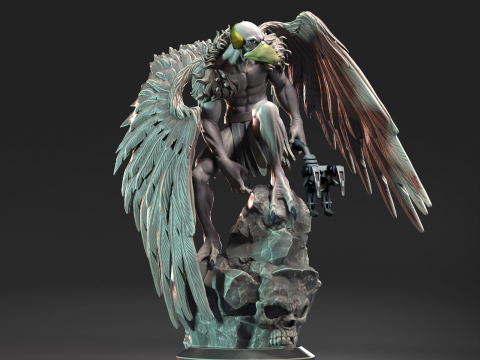 Vultureman Thundercats STL 3d printing collectibles by CG Pyro 3D 모델