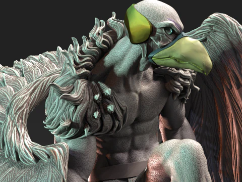 Vultureman Thundercats STL 3d printing collectibles by CG Pyro 3D Model