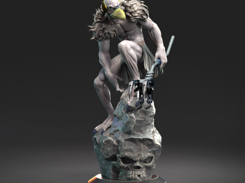 Vultureman Thundercats STL 3d printing collectibles by CG Pyro 3D 모델