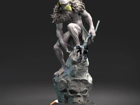 Vultureman Thundercats STL 3d printing collectibles by CG Pyro 3D Model