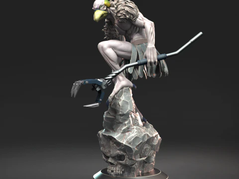 Vultureman Thundercats STL 3d printing collectibles by CG Pyro 3D Model