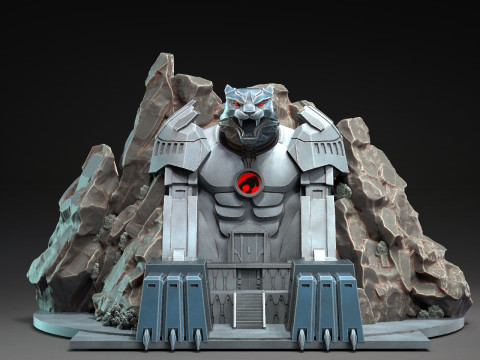 Cats Lair Thundercats Cubil STL 3d printing by CG Pyro Collectibles Modello 3D