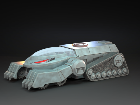 Thundertank Thundercats colectibles STL files 3d printig by CG Pyro 3D Модель