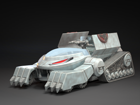 Thundertank Thundercats colectibles STL files 3d printig by CG Pyro 3D Модель