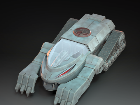 Thundertank Thundercats colectibles STL files 3d printig by CG Pyro 3D Модель