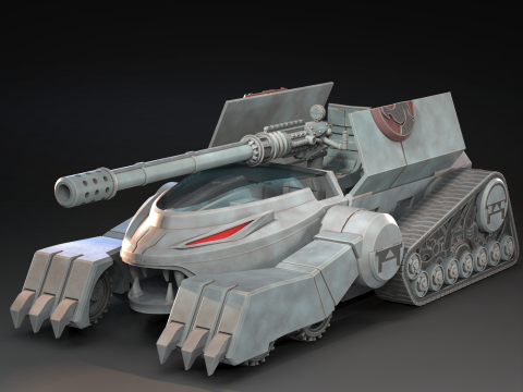 Thundertank Thundercats colectibles STL files 3d printig by CG Pyro 3D Модель