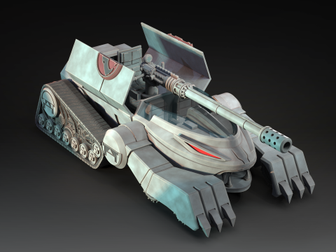 Thundertank Thundercats colectibles STL files 3d printig by CG Pyro 3D Модель