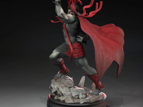 Mumm Ra Red and Black Thundercats STL files 3D printing collectibles fanarts by CG Pyro 3D Print Model