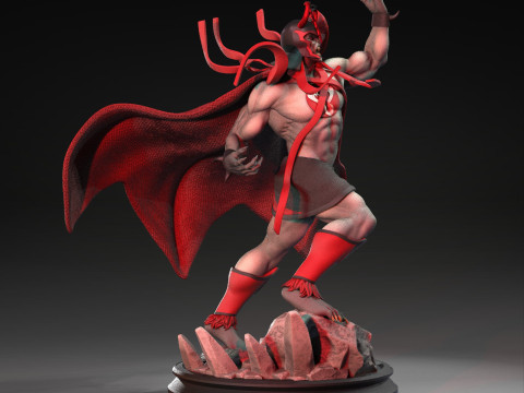Mumm Ra Red and Black Thundercats STL files 3D printing collectibles fanarts by CG Pyro 3Dプリントモデル