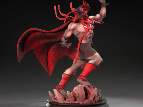 Mumm Ra Red and Black Thundercats STL files 3D printing collectibles fanarts by CG Pyro 3D Print Model