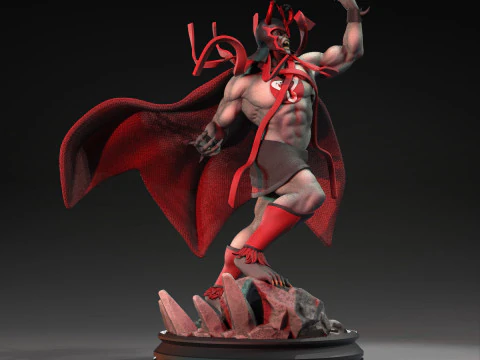Mumm Ra Red and Black Thundercats STL files 3D printing collectibles fanarts by CG Pyro 3D Print Model