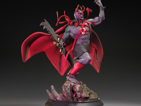 Mumm Ra Red and Black Thundercats STL files 3D printing collectibles fanarts by CG Pyro 3Dプリントモデル