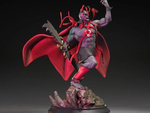 Mumm Ra Red and Black Thundercats STL files 3D printing collectibles fanarts by CG Pyro 3D Print Model