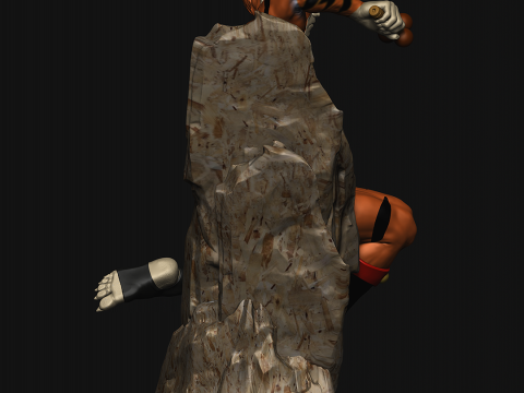 Tygra Red and Black Thundercats STL files 3D printing collectibles fanarts by CG Pyro 3D-printmodel