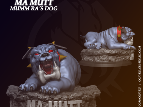 Snarf and Ma mutt Thundercats STL files 3D printing collectibles fanarts by CG Pyro 3D 打印模型