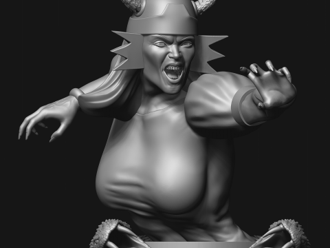 Mumm Rana Thundercats STL files 3D printing collectibles fanarts by CG Pyro 3D 打印模型