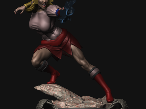 Mumm Rana Thundercats STL files 3D printing collectibles fanarts by CG Pyro 3D 打印模型