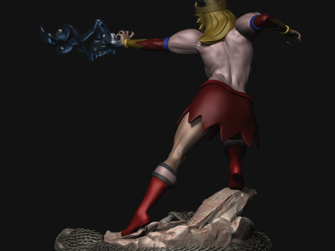 Mumm Rana Thundercats STL files 3D printing collectibles fanarts by CG Pyro 3D 打印模型