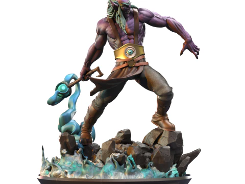 Alluro Lunatacs Thundercats STL 3d printing fanarts by CG Pyro collectibles 3D Print Model