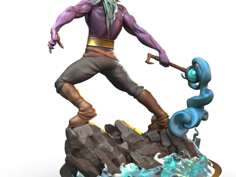 Alluro Lunatacs Thundercats STL 3d printing fanarts by CG Pyro collectibles 3D Print Model