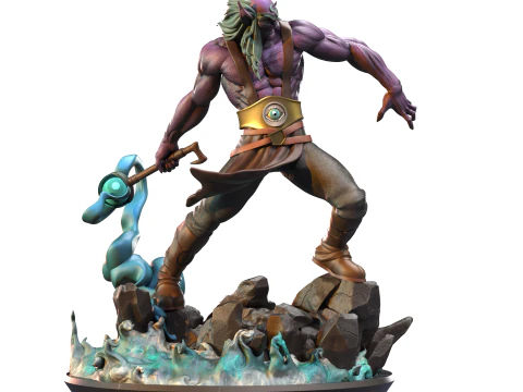 Alluro Lunatacs Thundercats STL 3d printing fanarts by CG Pyro collectibles 3D Print Model