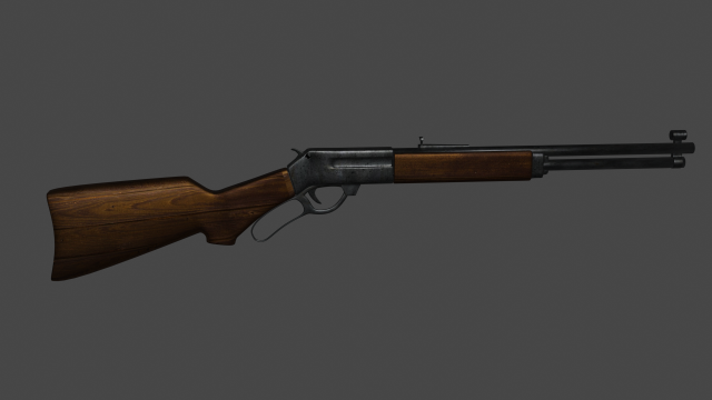 repeater rifle 3D Model .c4d .max .obj .3ds .fbx .stl .blend 