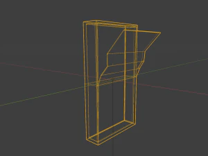 45 ammo and box 3D Model