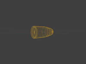 45 ammo and box 3D Model