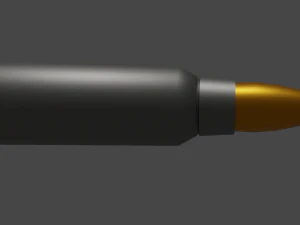 762x33 ammo and box 3D Model