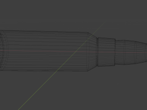 762x33 ammo and box Model 3D