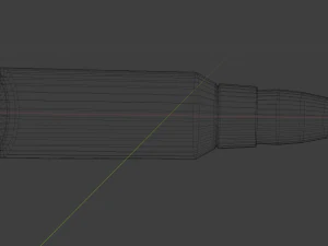 762x33 ammo and box 3D Model