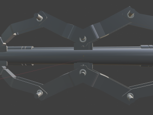 sci fi rail rifle 3D Model