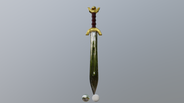 celtic sword 3Dモデル .c4d .max .obj .3ds .fbx .stl .blend 