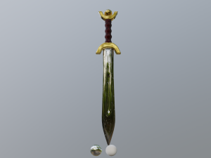 celtic sword 3D 모델