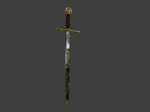 templar sword 3D 모델