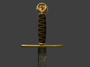 templar sword 3D मॉडल