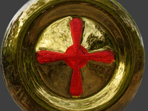 spada templare Modello 3D