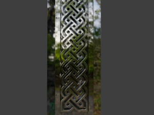 spada templare Modello 3D