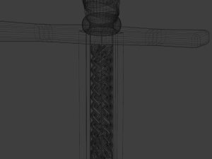 templar sword 3D मॉडल