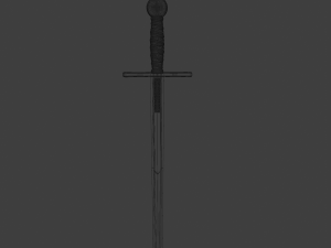 templar sword 3D मॉडल